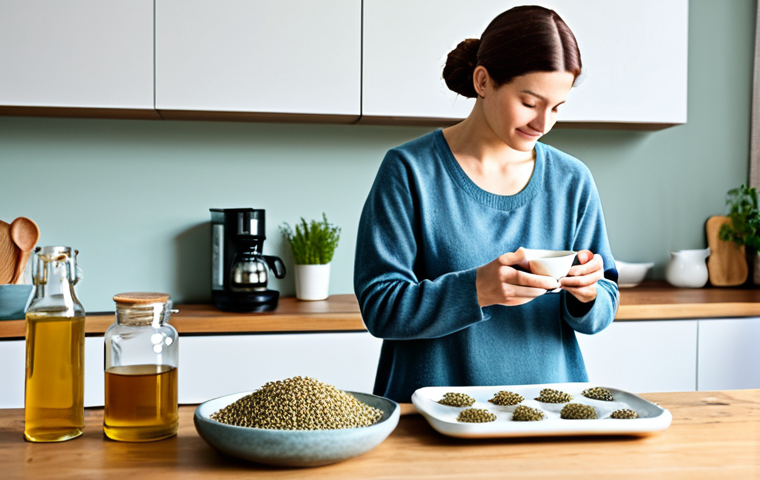 Natural Remedies for Stomach Discomfort**

Prompt: "A cozy kitchen setting with a variety of natural remedies displayed, including chamomile tea, licorice root, and probiotics. Focus on the soothing and calming atmosphere. A person is gently preparing tea. The scene should convey a sense of relief and well-being. Fully clothed, modest attire, appropriate content, safe for work, professional photography, perfect anatomy, natural proportions, family-friendly."

**