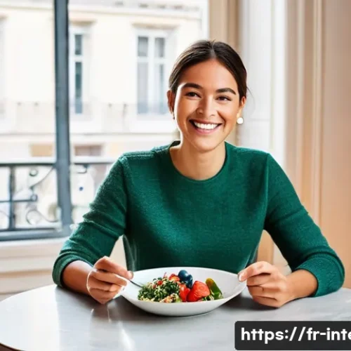 당뇨병 합병증 관리법 - **Prompt:** A young adult, around 28-35 years old, with a warm, content smile, is seated at a beauti...